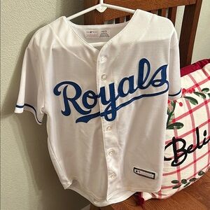 Royals White Baseball Jersey